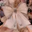 JULYHOT Vải Kim Cương Giả Pha Lê Kẹp Tóc Bướm Lưới Nơ Tóc Kẹp Mùa Xuân Cho Nữ Phong Cách Hàn Quốc Thời Trang Phụ Kiện Tóc Massivedeals