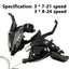 TMOY Xe Đạp Leo Núi Derailleur Linkage Ngón Tay Sang Số 21 Tích Hợp 24 Tốc Độ 27 Hợp Kim Nhôm TMOY