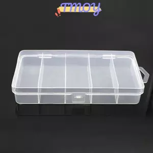 TMOY 5 Ngăn Câu Cá Hộp Bảo Quản Fly Mồi Câu Cá Muỗng Móc Mồi Hộp Đựng Phụ Kiện Câu Cá Dụng Cụ TMOY