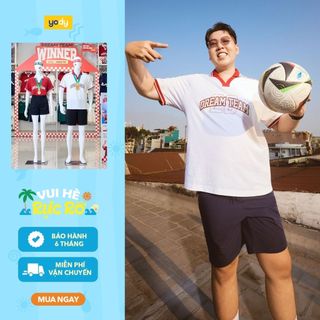 Áo polo nam YODY In Dream Team Năng Động Thể Thao MCPO26S006