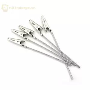 GE 10 Chiếc Thử Nghiệm Điện Cá Sấu Kim Loại Cá Sấu Kẹp Cá Sấu Dài 10cm VN