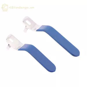 GE 1 Tay Cầm Van Tay Cầm Tay Cầm Sắt Mạ Chrome Thay Thế Quý Xoay Bằng Nhựa Tay Cầm Màu Xanh Dương Cho DN20 Van Bi VN