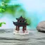 GE 1 Trung Quốc Cổ Pavilion Thu Nhỏ Xây Dựng Trang Trí Sân Vườn Nhựa Trang Trí Cho DIY Cảnh Quan Mini VN