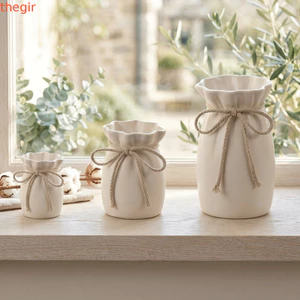 THEGIRL8B Bình Nhựa, Sắp Xếp Hoa Phong Cách Bohemian Nơ Thiết Kế Chậu Hoa, Đơn Giản Bắc Âu Trang Trí Nghệ Thuật Hiện Đại Trang Trí Để Bàn Trang Trí Nhà