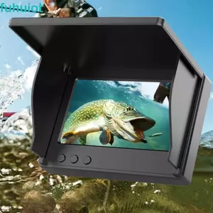 Màn hình câu cá dưới nước FUHUIOT, Màn hình 4,3 Inch Tầm nhìn ban đêm Màn hình tìm cá dưới nước, Màn hình LCD HD Tấm che nắng Màn hình IPS Màn hình máy ảnh câu cá Câu cá trên băng