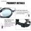 Ziyulinyuk Kính Bơi Chuyên Nghiệp Chống Tia UV Kính Silicon Có Thể Điều Chỉnh Kính Bơi Mềm Chống Thấm Nước Viền