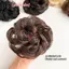 Tóc Tổng Hợp Bun Tóc Giả Nữ Đuôi Ngựa Nối Dài Tóc Scrunchie Co Giãn Thịt Viên Đầu Tóc Scrunchie Quấn Hiện Thực Tự Nhiên