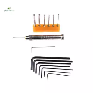 7 Cái / bộ Cờ lê lục giác bằng thép hợp kim Chìa khóa lục giác Cờ lê Allen Dụng cụ sửa chữa tay 0.7mm / 0.9mm / 1.3mm / 1.5mm / 2mm / 2.5mm / 3mm mới