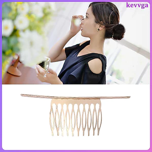 Đơn Giản Tóc Bên Lược Ngọt Ngào Lược Tóc Dây Tóc Cho Nữ Bé Gái Nữ (Vàng) kevga