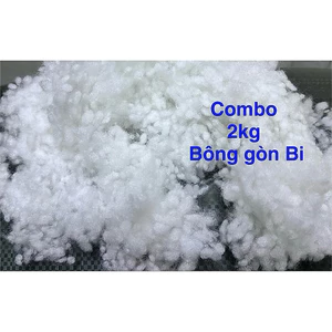 combo 2kg bông gòn bi siêu phồng”bông gòn nhồi gối cao cấp”, “bông gòn nhồi thú bông”