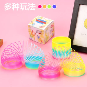 Mới Lạ Cầu Vồng Nhẫn Giáo Dục Mầm Non Đồ Chơi Trẻ Em Xếp Chồng Âm Nhạc Vòng Ma Thuật Mùa Xuân Nhẫn Nhỏ Quà Tặng 7.5 E8BA