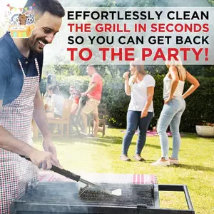 Bàn chải nướng BBQ Dụng cụ làm sạch thịt nướng Dây thép không gỉ ELWW