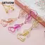GETVOW 10 Cái / bộ Dấu Trang Hoa, Kẹp Giấy Hoa Kim Loại Hình Hoa, Màu Mịn Văn Phòng Phẩm Họa Tiết Đánh Dấu Trang Kẹp Sách Đánh Dấu Trang