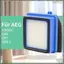 Bộ phụ kiện lọc 4QX7 cho phụ tùng máy hút bụi ASKW1 QX6 QX7 QX8-2 với bộ lọc động cơ trước Bộ lọc có thể giặt được