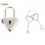 < Honeyba > 1 Bộ Hình Trái Tim Padlo Mini Hành Lý Phần Cứng Los Có Chìa Khóa Lo Cho Du Lịch Cưới Hộp Trang Sức Nhật Ký Sách Vali Đẹp