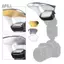 apill Bộ khuếch tán đèn flash Bộ phản xạ máy ảnh SLR đa năng Bộ bảng đèn ánh sáng hàng đầu cho (Bạc trắng vàng)