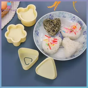 < beartwo > Khuôn Sushi DIY Mới Onigiri Cơm Bóng Thực Phẩm Báo Chí Hình Tam Giác Máy Làm Sushi Khuôn Nhật Bản Nhà Bếp Bento Phụ Kiện Dụng Cụ Mới
