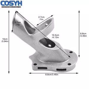 <cosyh>Sturdy and Durable Aluminum Flag Pole Holder for Wall Yard Roof or Truck