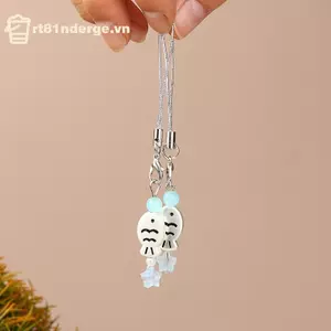 GE Dễ Thương Cá Nhỏ Dây Điện Thoại Hoạt Hình Taiyaki Đính Hạt Điện Thoại Di Động Dây Đeo Điện Thoại Di Động Keycord Cho Bé Gái Gifs VN