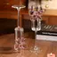 Luckyew Sáng Tạo Nơ Màu Hồng Champagne Kính Cao Lấp Lánh Cho Tiệc Gia Đình Ngày Lễ Và Đám Cưới TQ