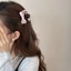 Pháp Satin Nơ Dễ Thương Bắt Kẹp Nữ Đầu Lưng Chạy Công Chúa Kẹp Tóc Cá Mập Lớn Kẹp Tóc DPA2