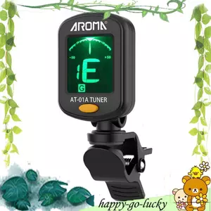 Kẹp điện tử kỹ thuật số AROMA cho kẹp chỉnh đàn guitar cho đàn guitar, đàn Ukulele, Violin, bộ chỉnh hiệu chỉnh âm thanh AT-01A
