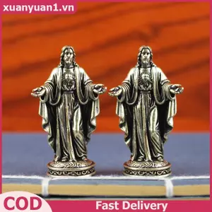 XUAN Handmade Đồng Tượng Phong Cách Vintage Để Bàn Trang Trí Sáng Tạo Xuyên Biên Giới Thủ Công Tác Phẩm Nghệ Thuật Nhỏ Tượng Đồng Trang Trí Nhà VN