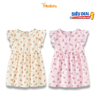Đầm váy ngắn tay thô bé gái Rabity 950.107