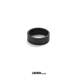 nhẫn nhẫn nam Nhẫn gốm mờ 4MM Rộng 8MM Đen Nam Đuôi Lớn Trơn Đơn Giản Cao Cấp Hợp Thời Trang Cô Gái