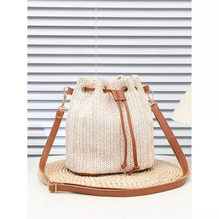 Women's PU Leather Straw Bag – for the Beach – 2