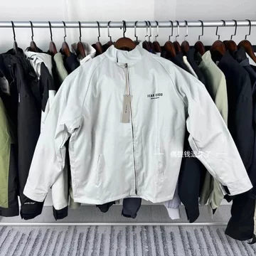 Fear of God Áo khoác FOG Dây kéo Áo khoác đường phố cao cấp Áo khoác in hình thể thao thông thường Áo chống gió Áo thể thao Áo dài tay Áo gió Áo đồng phục bóng chày Áo chui đầu