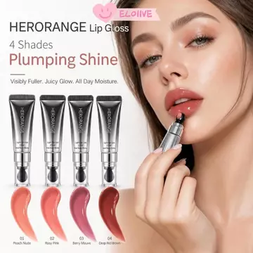 Dầu Son Bóng ELO11VE, Gương Chống Dính Làm Mận Son Bóng, Nước Dưỡng Ẩm Gợi Cảm Bóng Thủy Tinh Son Tint Beauty
