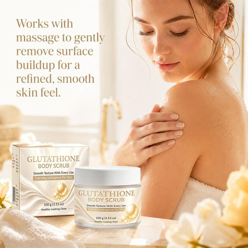 Glutathione Body Scrub 100g Dưỡng Ẩm Làm Mịn Làm Sáng Da Chăm Sóc Cho Tắm Spa kiodvn