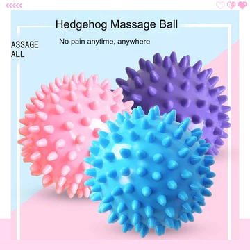 1 Gói PVC Spike Massage Thư Giãn Cơ Fascia Bóng Chân Vai Cổ Eo Lưng Tay Massage Toàn Thân Bóng Tập Yoga Tập Thể Dục Giảm Đau Cơ Giảm Áp Lực Thư Giãn Bóng Massage Đa Năng