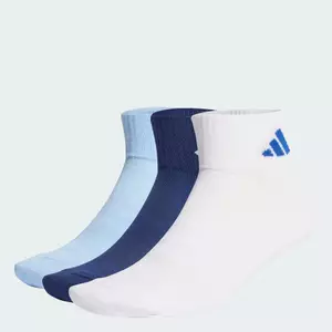 adidas Phong cách sống BỘ 3 ĐÔI TẤT CỔ CHÂN THỂ THAO CÓ ĐỆM Unisex Màu xanh da trời KC9632