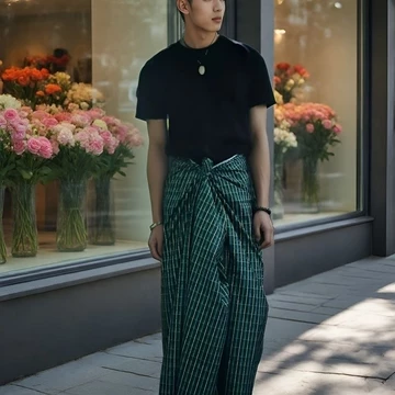 Sarong Myanmar Takaji Váy Ống Váy Gạc Thái Lồng Váy Váy Dài Vân Nam Nước Bắn Lễ Hội Tsutsuma Chua Thịt 822