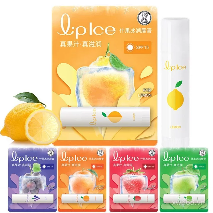 Mentholatum Shiguo Ice Lip Balm Nữ Dưỡng Ẩm Dưỡng Ẩm Son Môi Primer Fade Lip Lines Không Màu Sinh Viên Nam