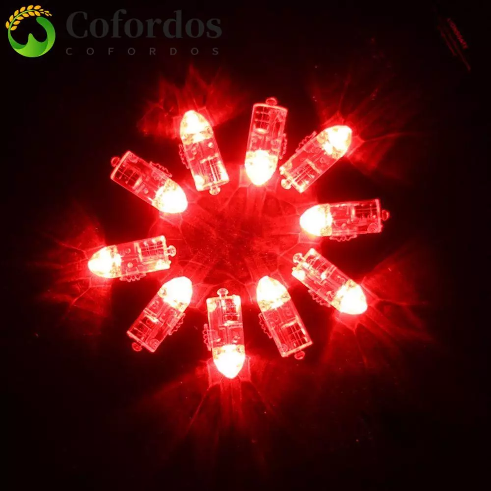 COFORDOS 6 Đèn LED, Đèn Bóng Đèn Flash Dạ Quang Nhiều Màu Sắc, Đèn Trang Trí Mini Nhỏ Di Động Đèn LED Dạ Quang Đèn Đèn Đèn Giấy Đèn Lồng