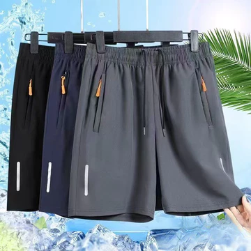 Quần Short Ngắn Giữa Quần Nam Đi Biển Quần Thể Thao Xuyên Biên Giới Quần Crop Quần Short Nam Quần Short Mùa Hè Quần Short Khô Nhanh Bên Ngoài Mặc RBBH