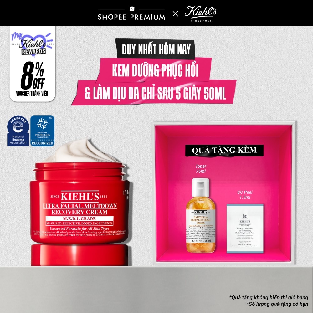 Kem dưỡng phục hồi & làm dịu da Ultra Facial Meltdown Recovery Cream 50ml