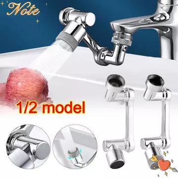 Máy sục khí vòi nước NOTE1, Đầu phun mở rộng vòi xoay 1080 độ, Đầu phun nước hợp kim đa năng Tiết kiệm nước Vòi lọc nước có thể điều chỉnh Bubbler Kitchen
