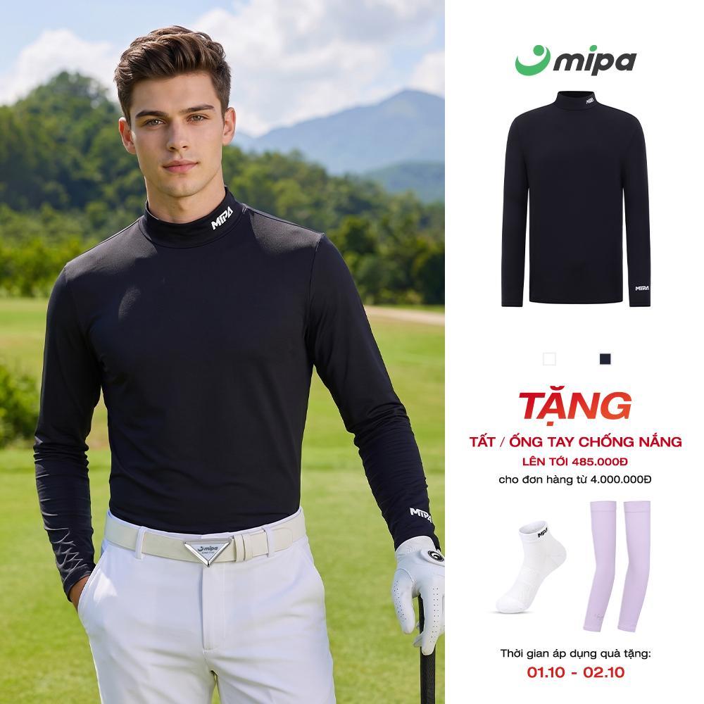 Áo nam dài tay MIPA thời trang Golf Pickleball Tennis co giãn 4 chiều thấm hút mồ hôi và hạn chế mùi cơ thể Kingsley Top