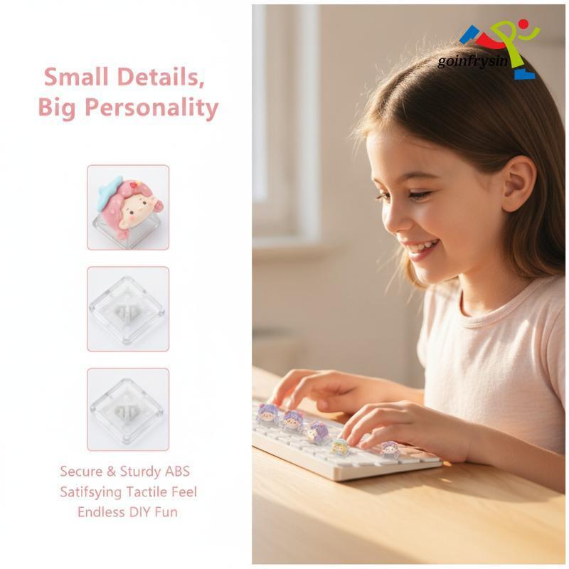 [HA] 10 Cái DIY Custom Girls Keycaps Phụ kiện đồ chơi giảm căng thẳng ...