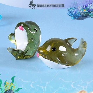 Onetimingfine Dạ Quang Nhựa Động Vật Biển Trong Bóng Tối Thu Nhỏ Đồ Trang Trí Cho Vườn Cá Phụ Kiện Nhà Búp Bê VN