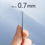 Giá đỡ điện thoại di động ROLY, Giá đỡ máy tính bảng tự dính siêu mỏng, Thép không gỉ có thể gập lại cao cấp 360° Giá đỡ xoay để bàn