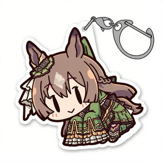 Umamusume: Pretty Derby Eishin Flash Cosplay Keychain Acrylic Keyring Pendant Key Chain Ornament Figure Accessory Cute