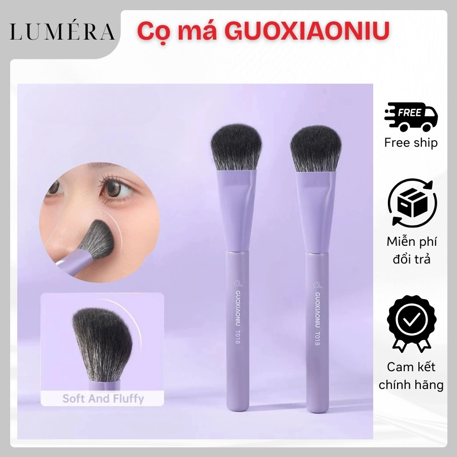 Cọ má GUOXIAONIU Cọ phủ phấn, Cọ tán má hồng, Cọ trang điểm che khuyết điểm lông mềm mại