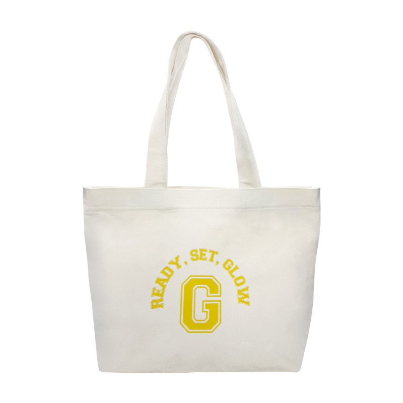 TÚI TOTE CHỮ READY SET GLOW DÀY DẶN