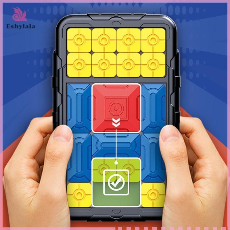 1 Bộ Thử thách Huarong Road Brain Teaser Câu đố trượt Tư duy logic Tương tác Khối trượt Bảng não Trò chơi Quà tặng trẻ em [MỚI]