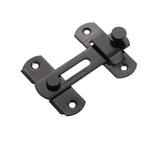 Khóa Cửa Đen Thép Không Gỉ Bu Lông Chốt Sắt Lồng Bu Lông Khóa Hiện Đại Đơn Giản Thú Cưng Lồng Cửa Barn Cửa Trượt Trận Đấu Khóa Cửa TPPM